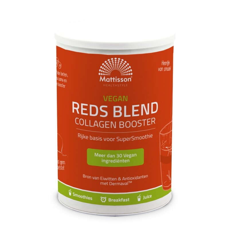 Vegan Reds Blend poeder - Collageen booster - 350 g - Mattisson