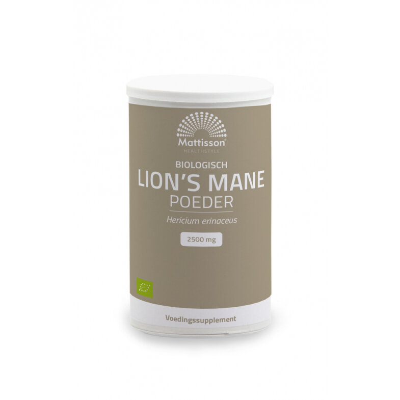 Lion&rsquo;s Mane BIO poeder - 100g- Mattisson