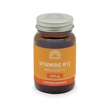 Vitamine B12 - 5000 mcg - 60 zuigtabletten - Mattisson