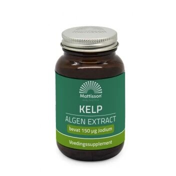 Kelp Algen extract met Jodium 75mg - 200 tabletten - Mattisson