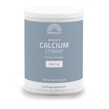 Calcium Citraat Poeder - 125g - Mattisson