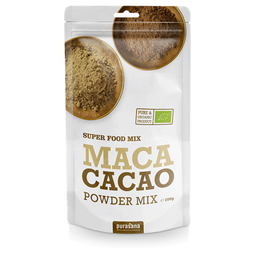 Maca Cacao Lucuma Poeder Mix BIO - 200g - Purasana