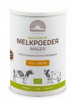 Biologische Magere Melkpoeder - 450 gram - Mattisson 