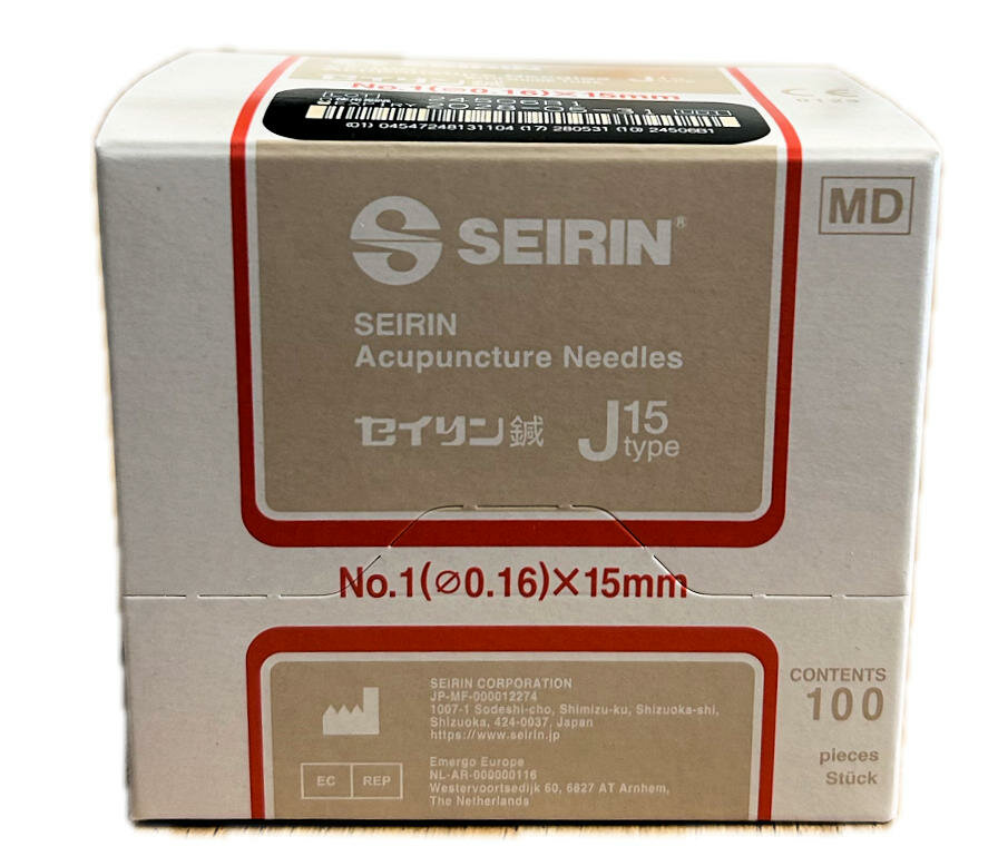 Seirin Gesiliconiseerde Acupunctuurnaald - 0,16x30mm