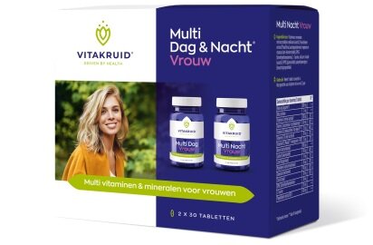 Multi Dag &amp; Nacht&reg; Vrouw - 2x 90 tabletten - Vitakruid