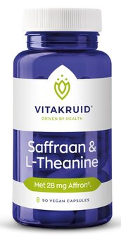 Saffraan &amp; L-Theanine - 90 capsules - Vitakruid