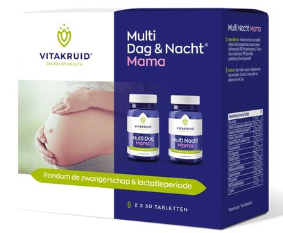 Multi Dag &amp; Nacht Mama - 2 x 30 tabletten - Vitakruid