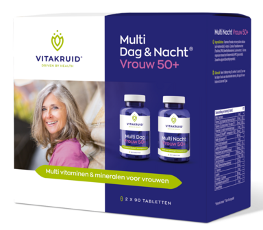 Multi Dag &amp; Nacht Vrouw&reg; 50+ - 2 x 90 tabletten - Vitakruid