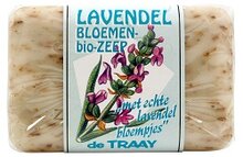 BIO zeep Lavendelbloemen 250 gram - De Traay