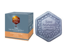 Hair &amp; bodybar Men Sandelwood &amp; Honing - 80 gram - Bee Honest