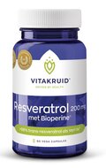 Resveratrol 200 mg met Bioperine&reg; - 60 capsules - Vitakruid