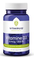 Vitamine D3 - 5 mcg / 200 IE - 240 tabletten - Vitakruid