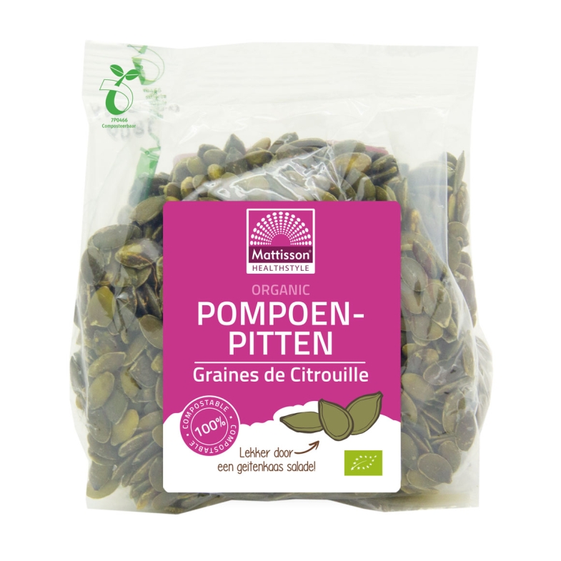 Biologische Pompoenpitten - 200 g - Mattisson