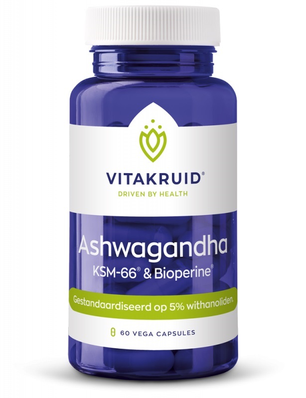 Ashwagandha KSM-66® & Bioperine® - 90 capsules - Vitakruid