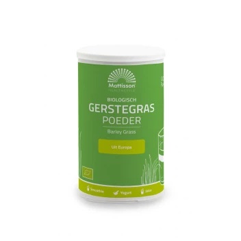 Biologische Gerstegras Poeder - 125g - Mattisson