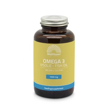 Omega-3 Visolie - 18% EPA 12% DHA - 120 capsules - Mattisson