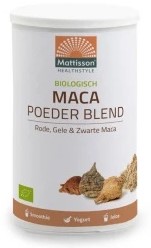 Biologische Maca Blend - rood, geel & zwart - 300g - Mattisson