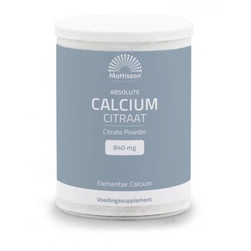 Calcium Citraat Poeder - 125g - Mattisson