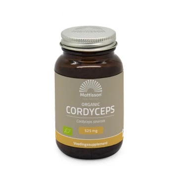 Biologische Cordyceps 525mg - 60 caps - Mattisson