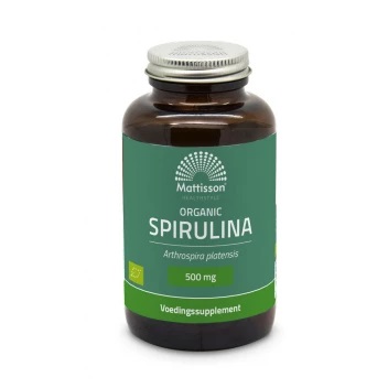 Biologische Spirulina 500mg - 240 tabletten - Mattisson 