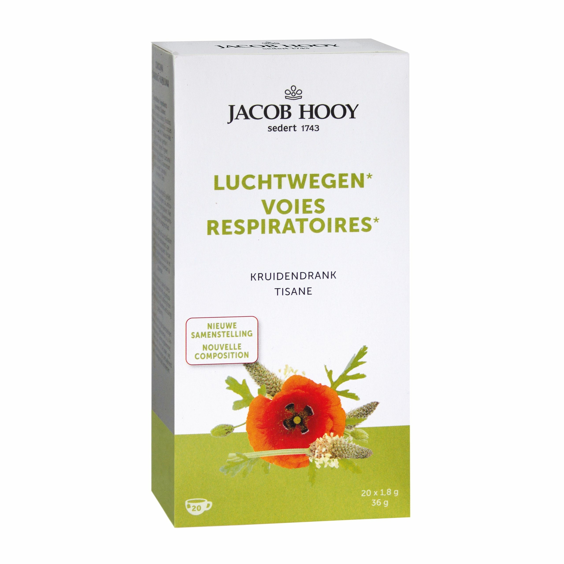 Gezonde Luchtwegen Thee - 20 zakjes - Jacob Hooy