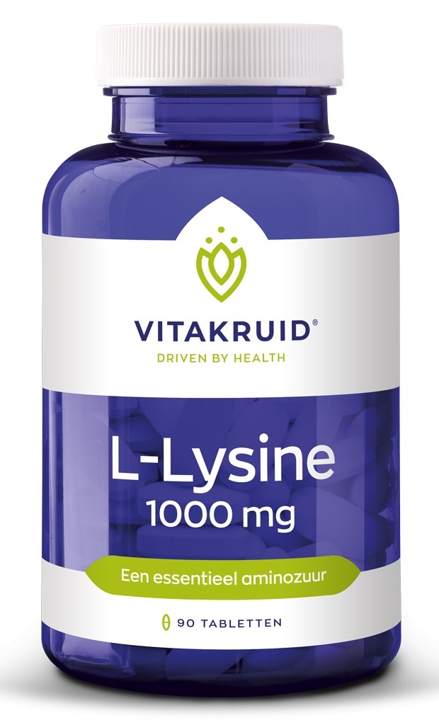 L-Lysine 1000mg - 90 tabletten - Vitakruid