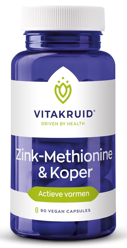 Zink-Methionine & Koper - 90 capsules - Vitakruid