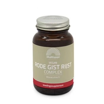 Rode Gist Rijst complex - Monacoline K - 90 capsules - Mattisson