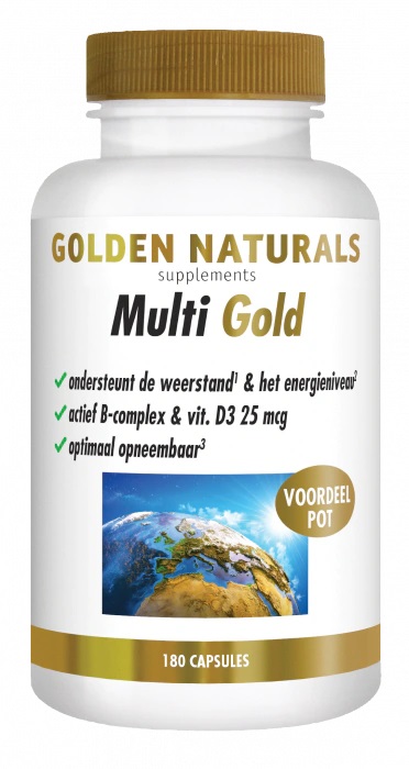 Golden Naturals Multi Gold - 180 Capsules