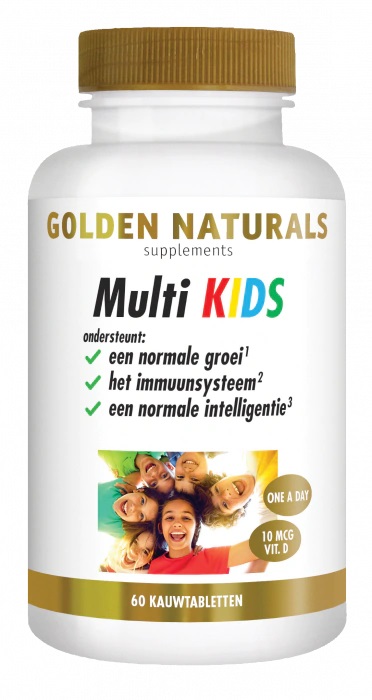 Golden Naturals - Multi Kids - 60 Tabletten